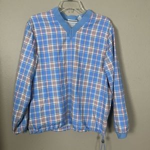 Lizgolf By Liz Claiborne Plaid Pullover